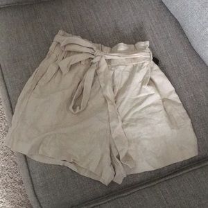 Linen- rayon shorts - Size L